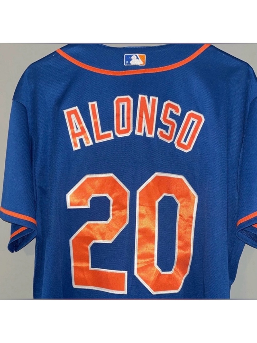 New York Mets Blue #20 Pete Alonso Authentic Nike MLB Baseball Jersey